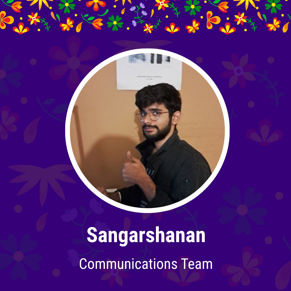 Cover image of Sangarshanan, a member of the Communications Team at EuroPython 2026